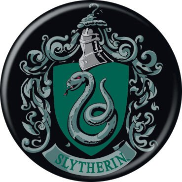 Harry Potter Slytherin Crest Small Button - #shop_name Ata BoyButtons