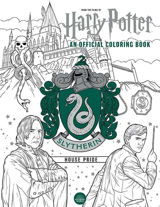 Harry Potter: Slytherin House Pride: The Official Coloring Book - #shop_name Insight EditionsGifts