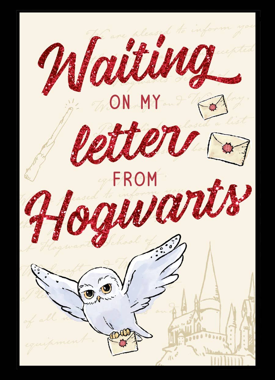 Harry Potter Waiting on Magnetic Canvas - #shop_name Silver BuffaloGifts