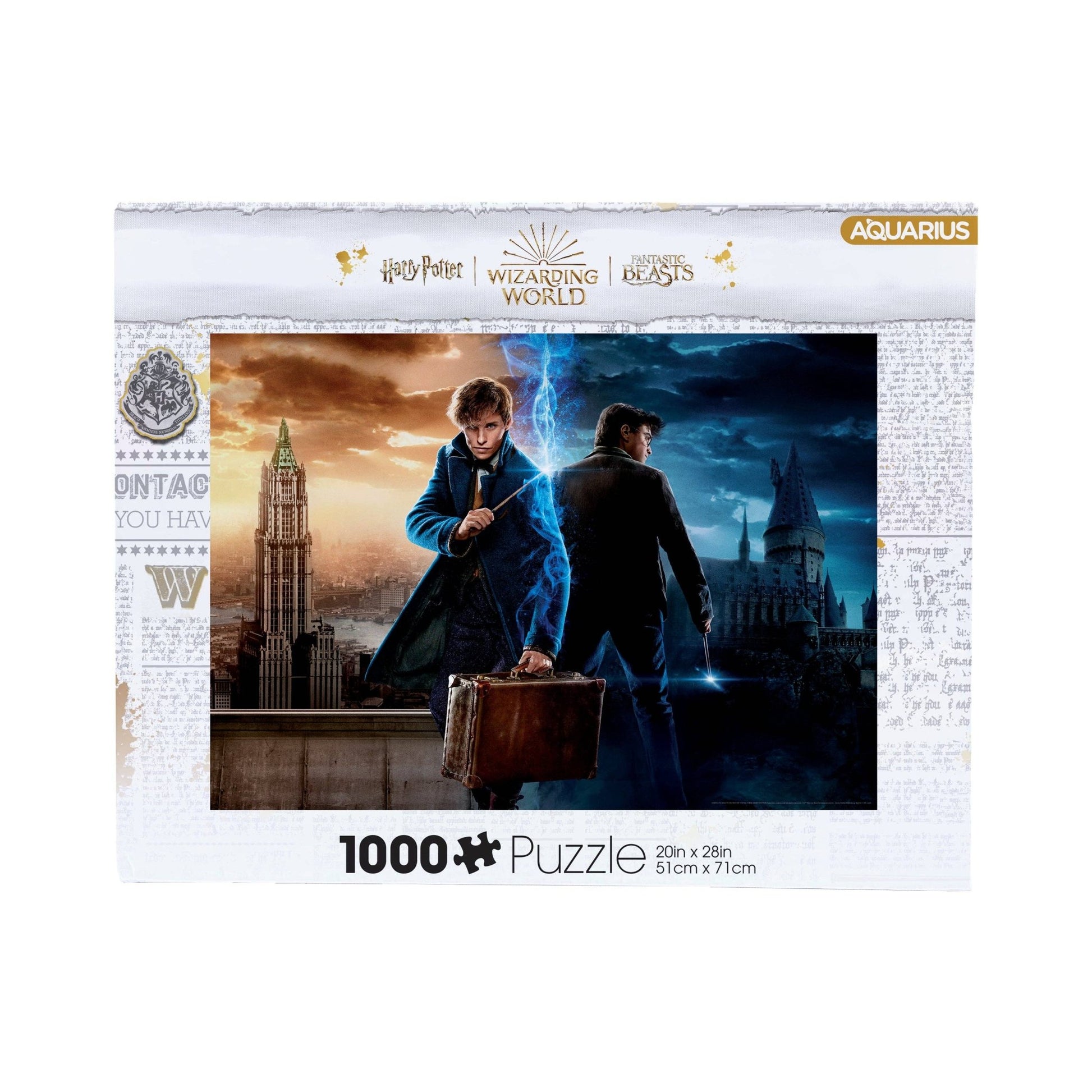 Harry Potter Wizarding World 1000 Piece Jigsaw Puzzle - #shop_name AQUARIUS, GAMAGO, ICUP, & ROCK SAWS by NMR BrandsPuzzles