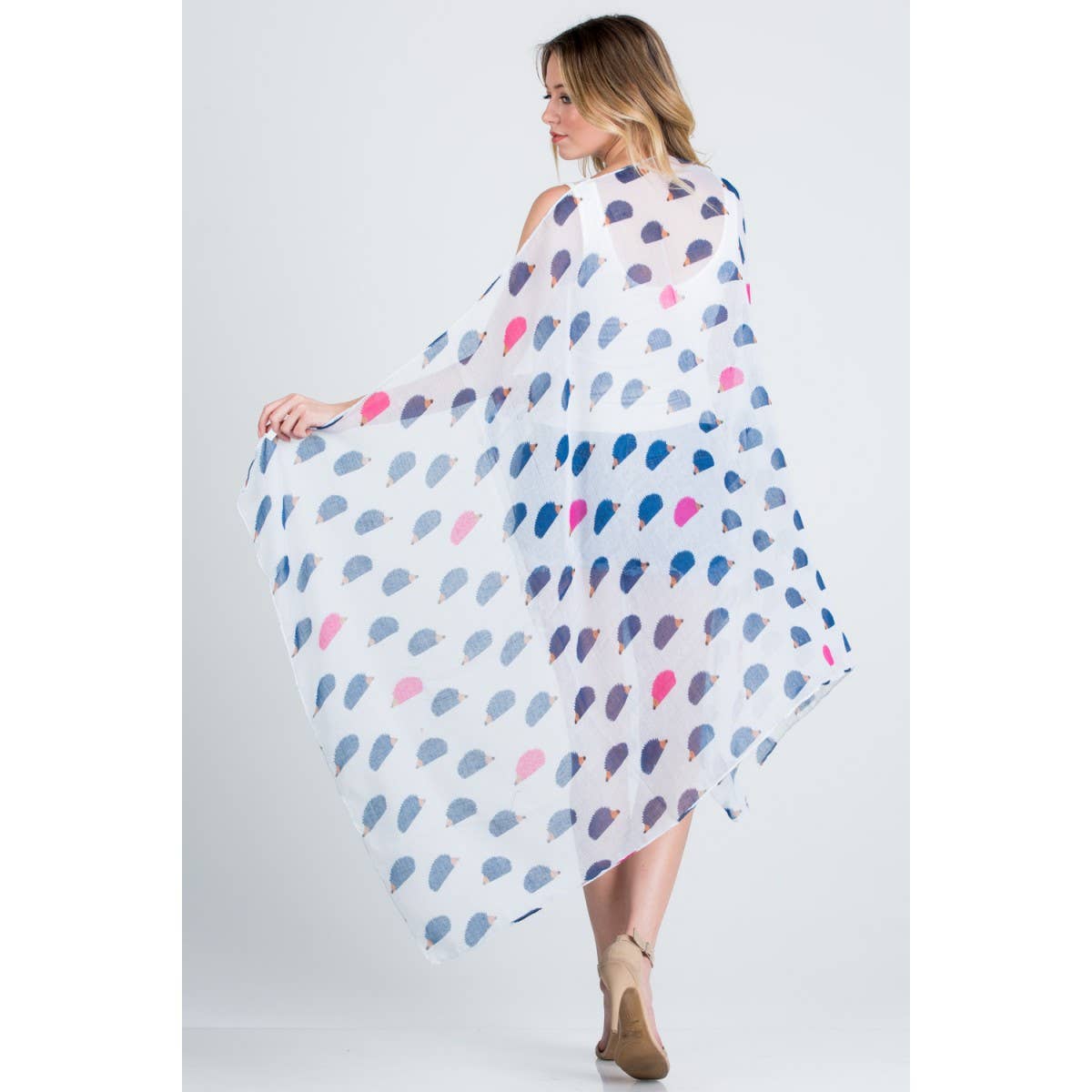 Hedgehog Print Scarf - #shop_name LA SoulApparel