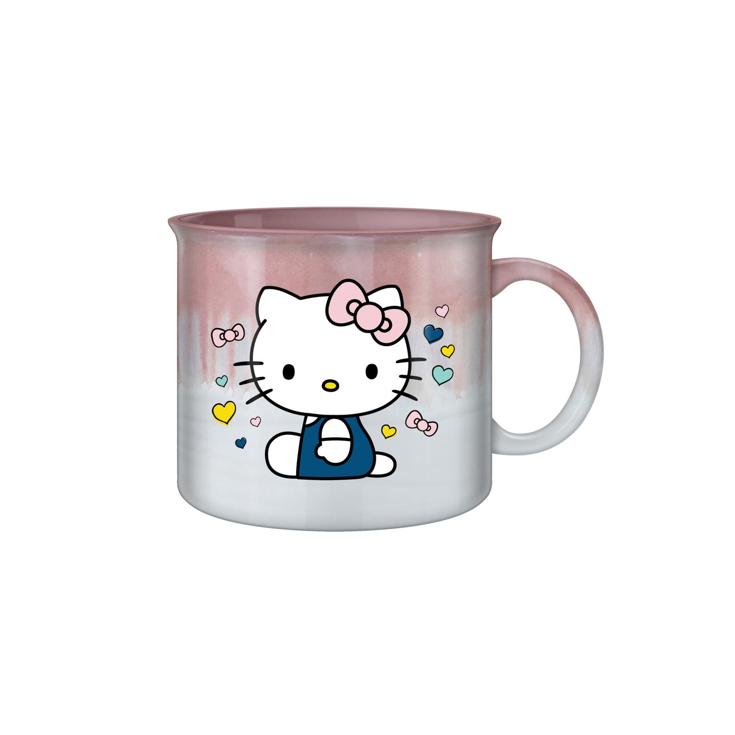 Hello Kitty Reactive Glaze 20oz Ceramic Camper Mug - #shop_name Silver BuffaloDrinkware