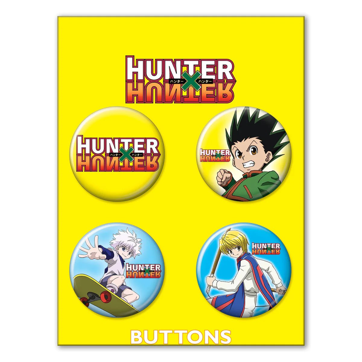 Hunter X Hunter 4 - Button Set - #shop_name Ata BoyButtons
