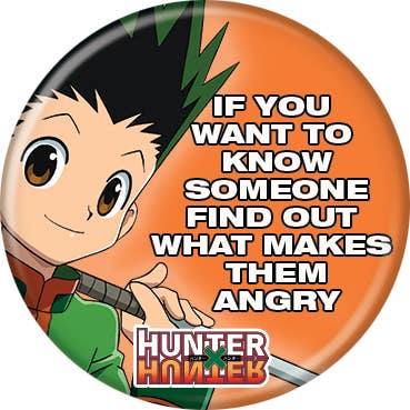 Hunter X Hunter Gon Angry Buttons 1.25" Round - #shop_name Ata BoyButtons