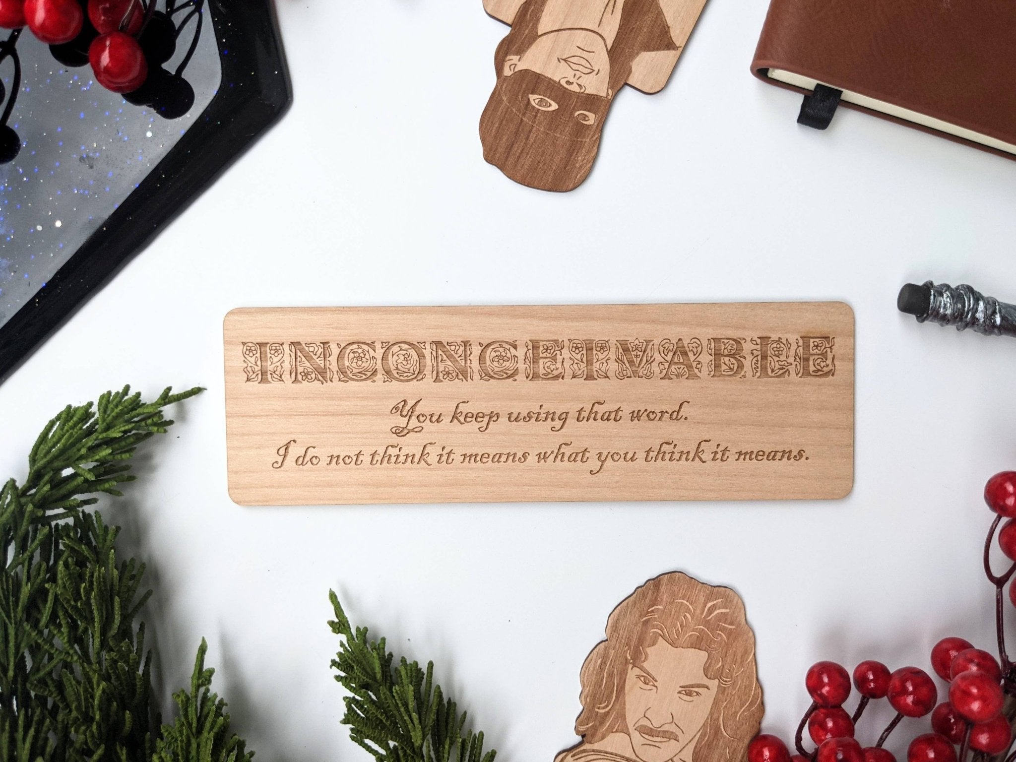 Inconceivable Bookmark - Princess Bride Inspired Bookmark - #shop_name NTSD Gaming and Bookish GoodsBookmarks