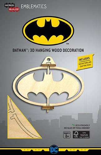 IncrediBuilds Emblematics: DC Comics: Batman Logo - #shop_name Insight EditionsGifts