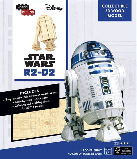 IncrediBuilds: Star Wars: R2 - D2 3D Wood Model - #shop_name Insight EditionsGifts