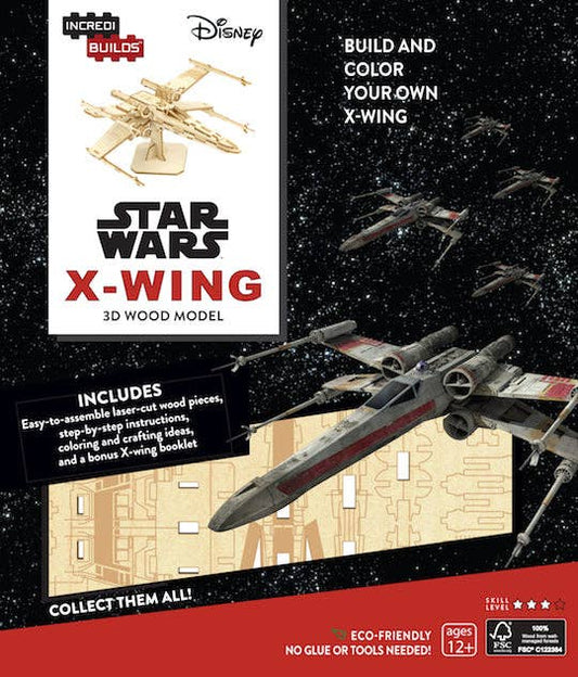 IncrediBuilds: Star Wars: X - Wing 3D Wood Model - #shop_name Insight EditionsGifts