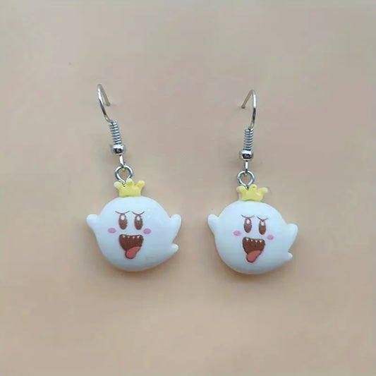 King boo earrings