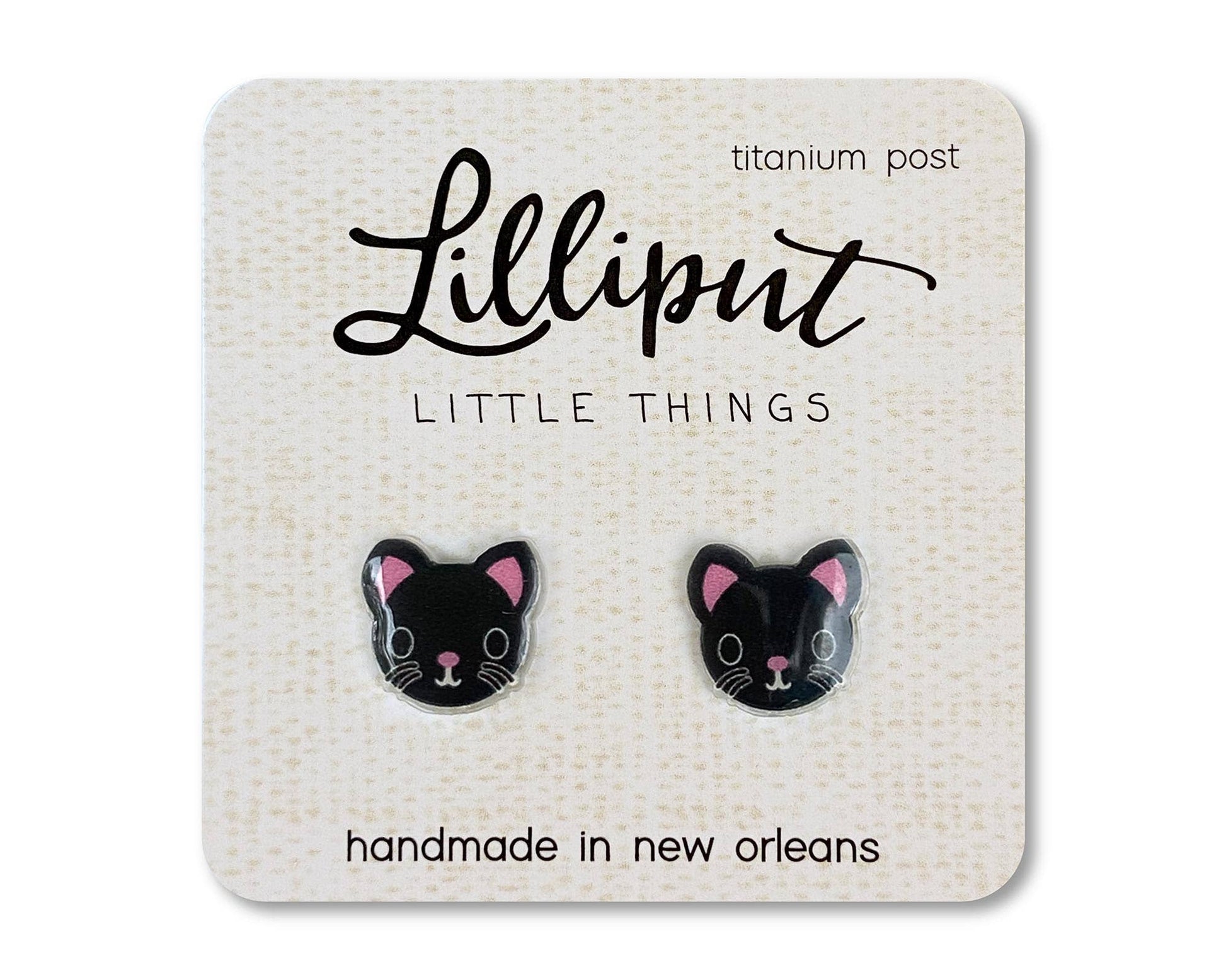 Kitty Cat Earrings - #shop_name Lilliput Little ThingsGifts