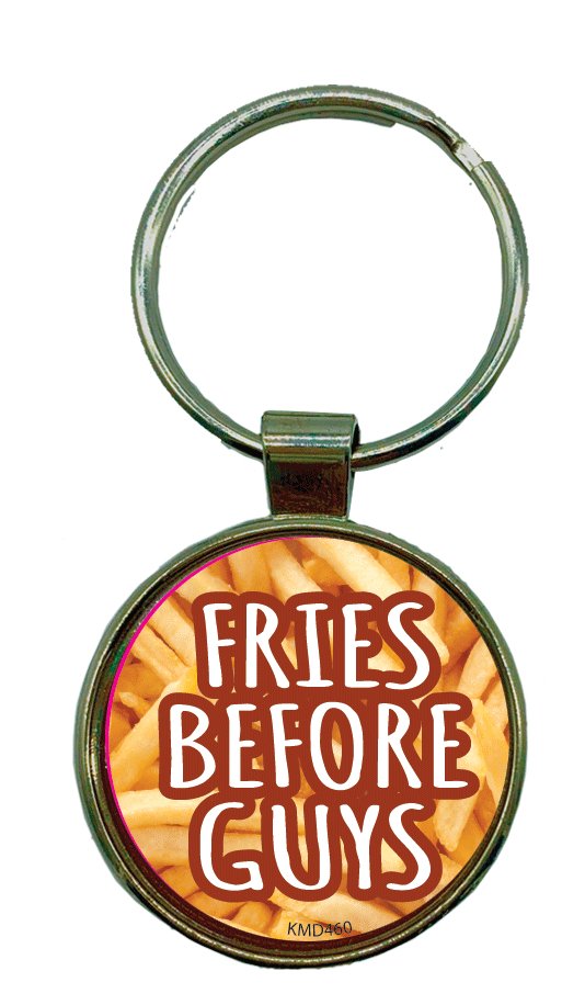 KMD460 Dome Keyring FOOD Fries before guys - #shop_name Kalan Lp