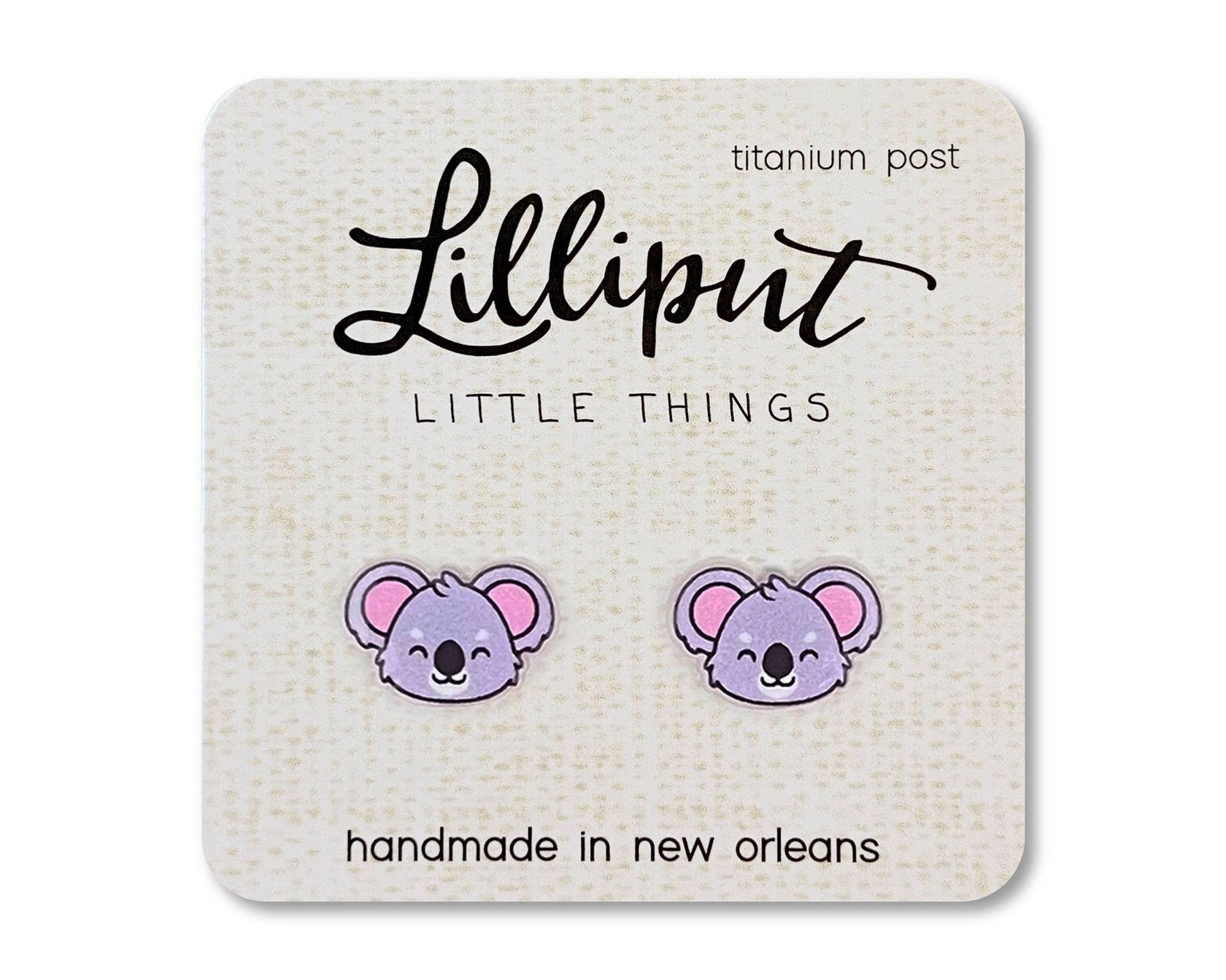 Koala Earrings - #shop_name Lilliput Little ThingsGifts