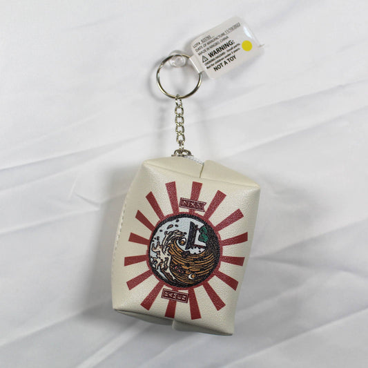 KRCPR583 Ramen Wave Cushion Coin Purse Key Ring - #shop_name KalanGifts