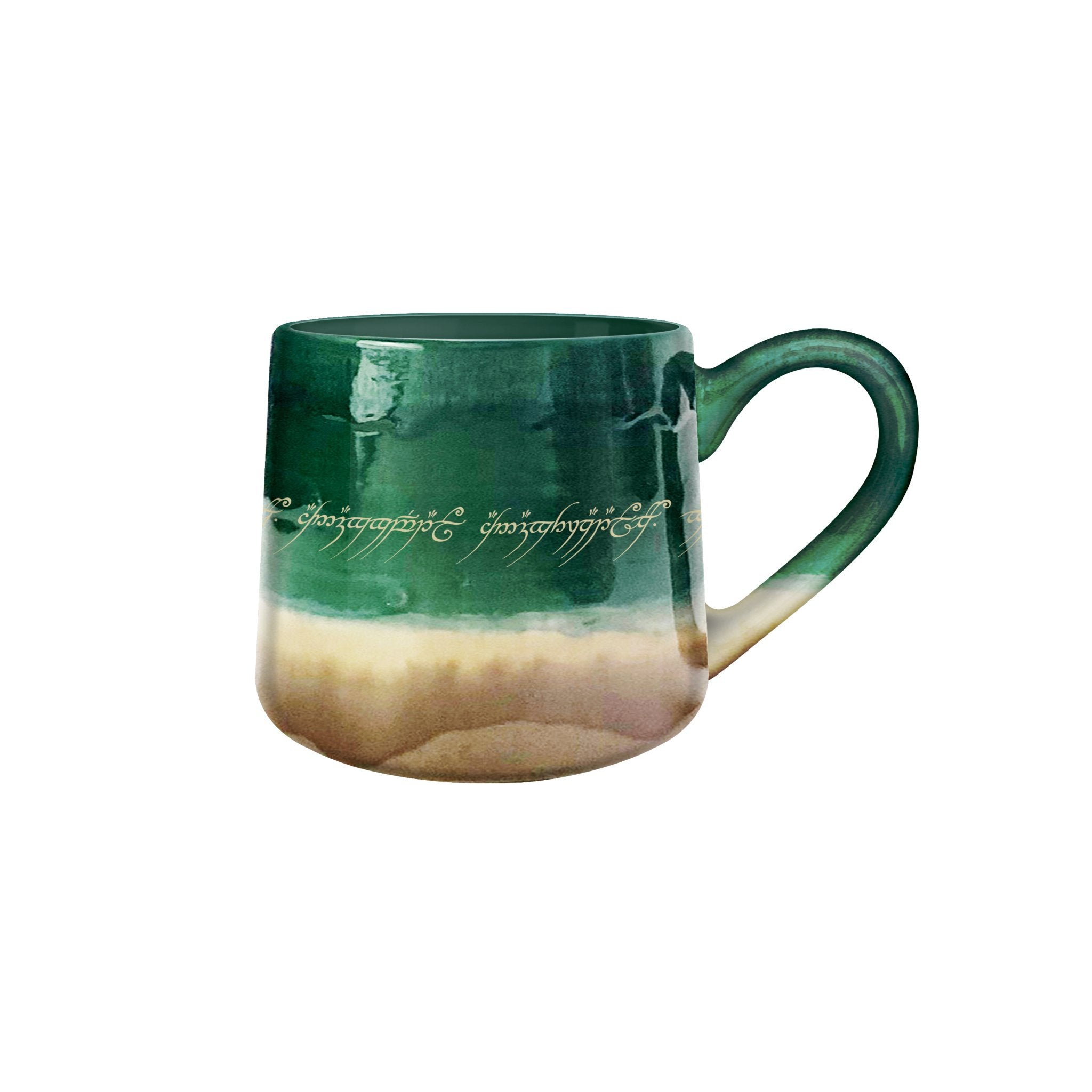 Lord of the Rings Reactive Glaze 14oz. Tapered Pottery Mug - #shop_name Silver BuffaloDrinkware