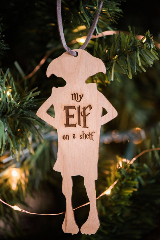 Magical Elf - My Elf on a Shelf - Wooden Ornament - #shop_name NTSD Gaming and Bookish GoodsOrnaments