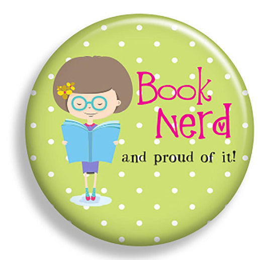 Magnet: "Book Nerd" Small 1.25" - #shop_name Fresh FrancesMagnets