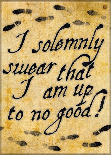 Magnet: Harry Potter I Solemnly Swear - #shop_name Ata BoyMagnets