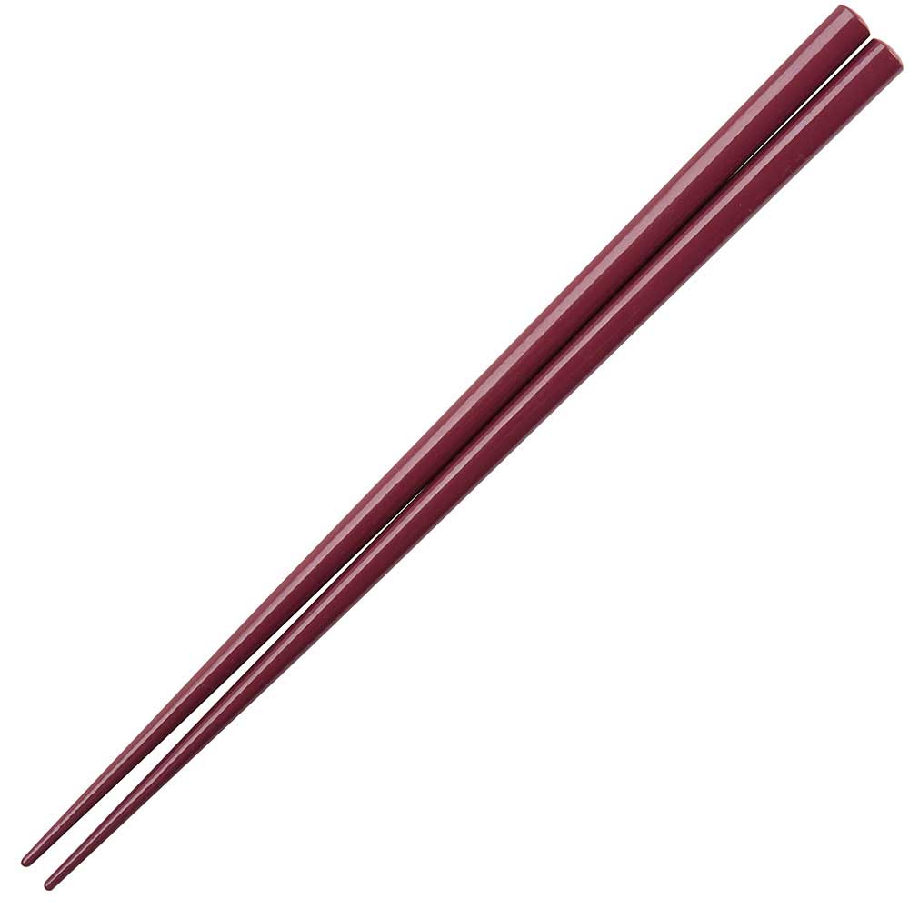 Maroon Glossy Painted Japanese Style Chopsticks - #shop_name Wholesale ChopsticksGifts