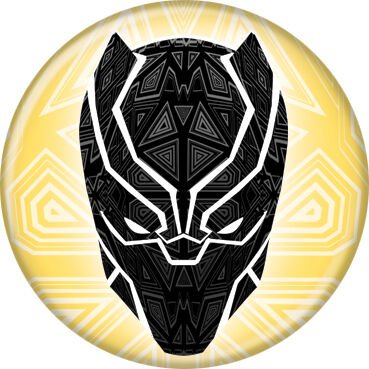 Marvel Black Panther Small Button - #shop_name Ata BoyButtons