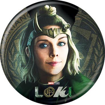 Marvel Comics Loki Sylvie Buttons 1.25" Round - #shop_name Ata BoyButtons