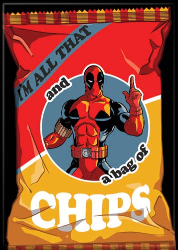 Marvel Comics¬© Deadpool 30th All That and a Bag Magnet 2.5" x 3.5" - #shop_name Ata BoyMagnets