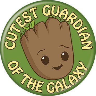 Marvel Comics© I Am Groot Cutest Guardian Buttons 1.25" - #shop_name Ata BoyButtons