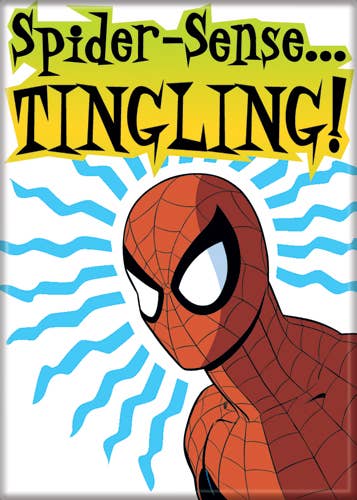 Marvel Comics¬© Spider Sense Tingle Magnet 2.5" x 3.5" - #shop_name Ata BoyMagnets