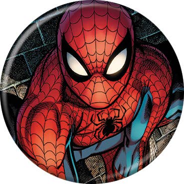 Marvel Comics© Spiderman Looking At You Buttons 1.25" Round - #shop_name Ata BoyButtons