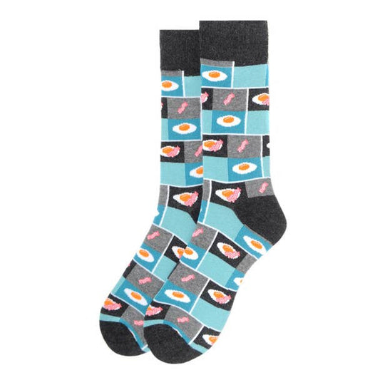 Men's Bacon & Egg Novelty Socks - #shop_name Selini New YorkSocks