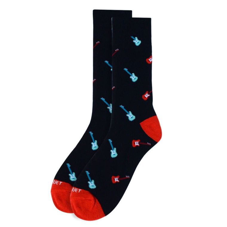 Men's Guitars Premium Collection Novelty Socks - #shop_name Selini New YorkSocks