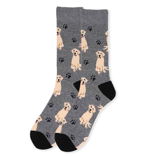 Men's Novelty Retriever Dog Socks - #shop_name Selini New YorkSocks