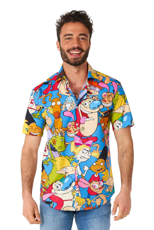 Men's Short - Sleeve Nickelodeon™ Cartoons - #shop_name OppoSuits - USApparel