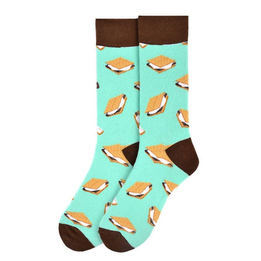 Men's S'mores Novelty Socks - #shop_name Selini New YorkSocks