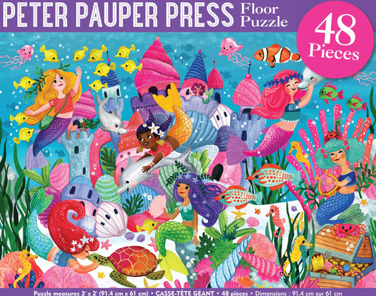 Mermaid Adventure Kids' Floor Puzzle - #shop_name Peter Pauper PressToys & Games > Puzzles > Jigsaw Puzzles