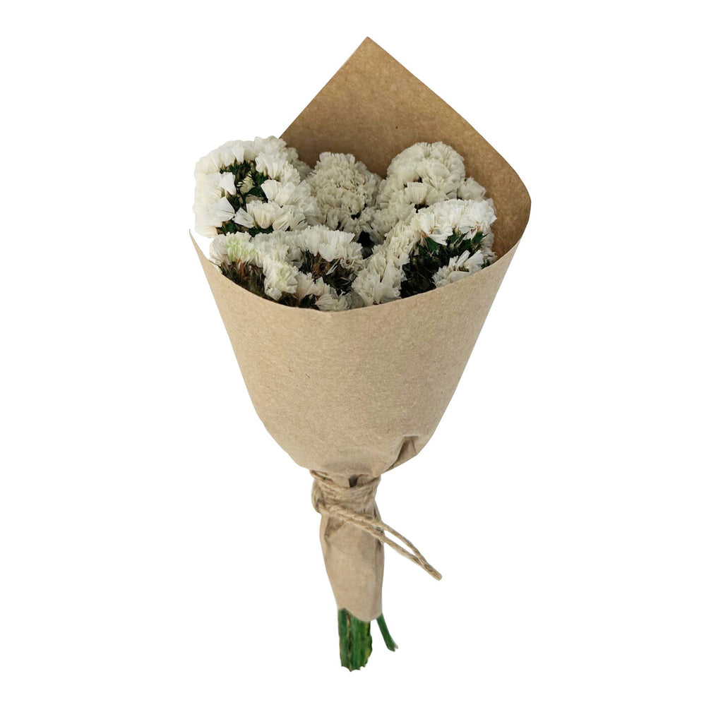 MINI Statice Flower Bundle: White - #shop_name AndalucaGifts