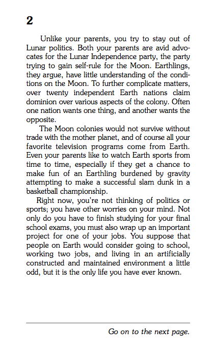 Moon Quest, Children's Book - #shop_name Choose Your Own AdventureBooks