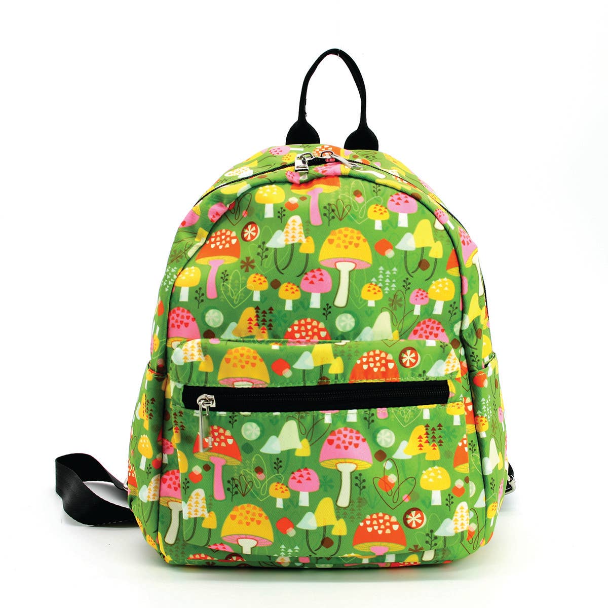 Mushroom Motif Mini Backpack in Polyester - #shop_name COMECO INCBags