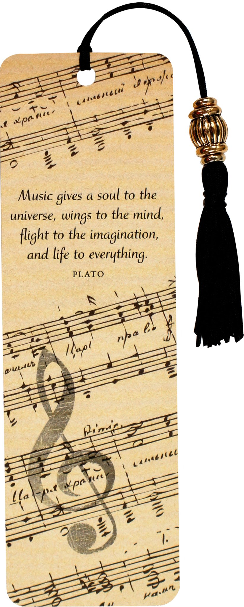 Music Beaded Bookmark - #shop_name Peter Pauper PressGifts