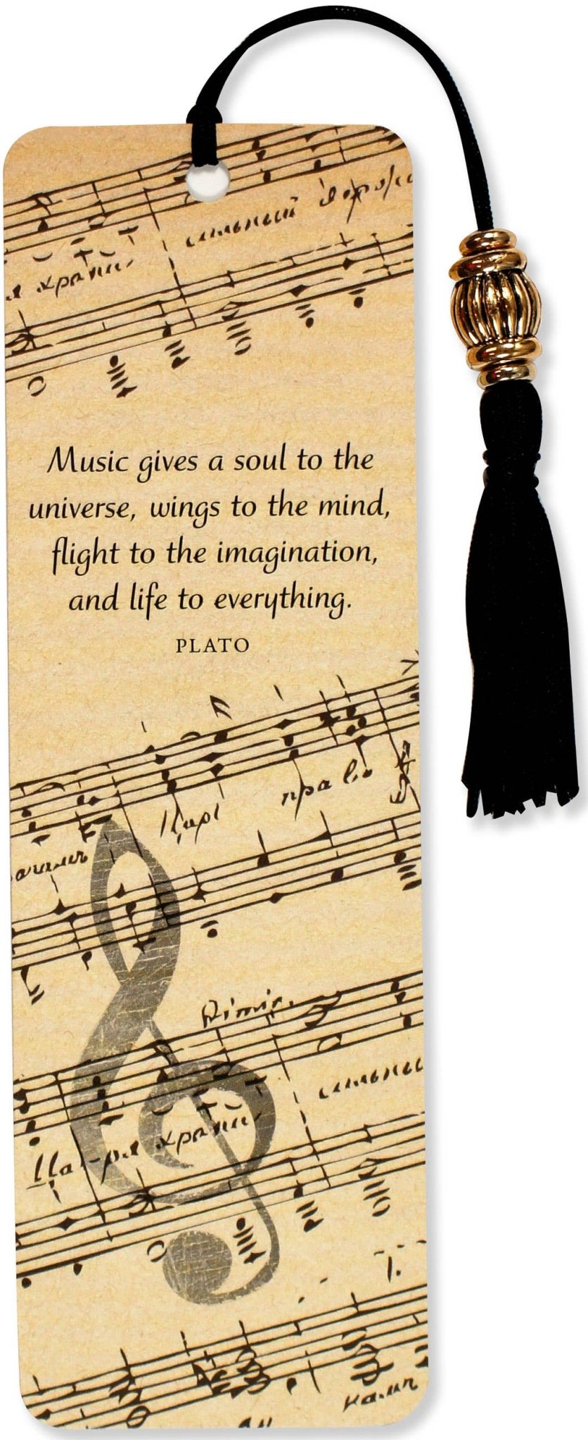 Music Beaded Bookmark - #shop_name Peter Pauper PressGifts