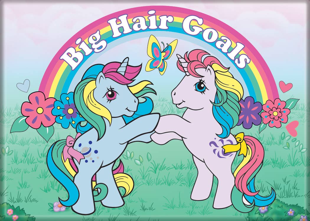 My Little Pony Retro Big Hair Goals Magnet - #shop_name Ata BoyMagnets