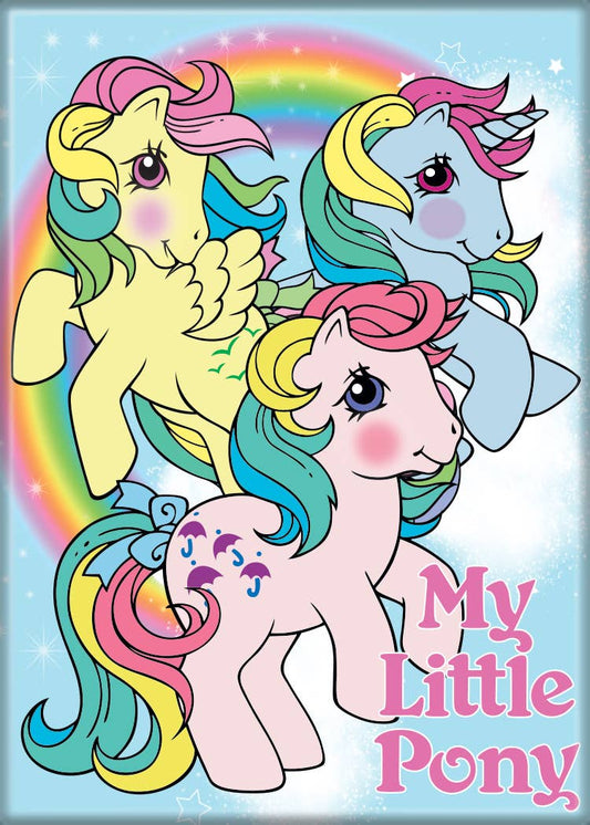 My Little Pony Retro Trio Magnet - #shop_name Ata BoyMagnets