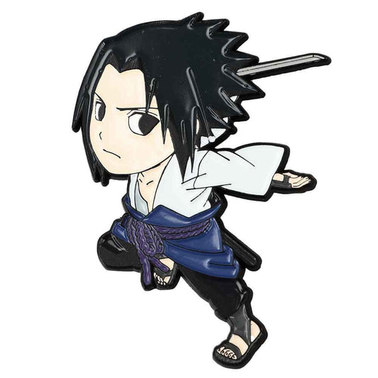 Naruto Sasuke 3 in. Chibi Lapel Pin - #shop_name BioworldPins