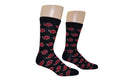 Naruto Shippuden Akatsuki Cloud Symbol Crew Socks - #shop_name Everything Legwear