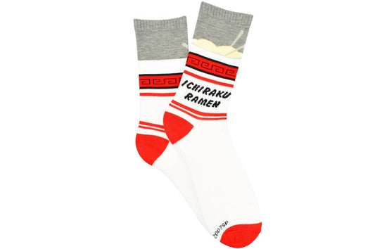 Naruto Shippuden Ichiraku Ramen Bowl Crew Socks - #shop_name Everything LegwearGifts