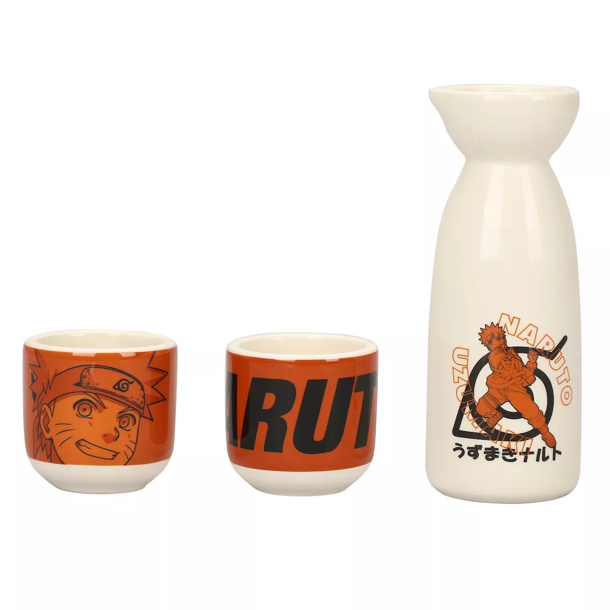 Naruto Uzumaki Ceramic Sake Set - #shop_name BioworldDrinkware