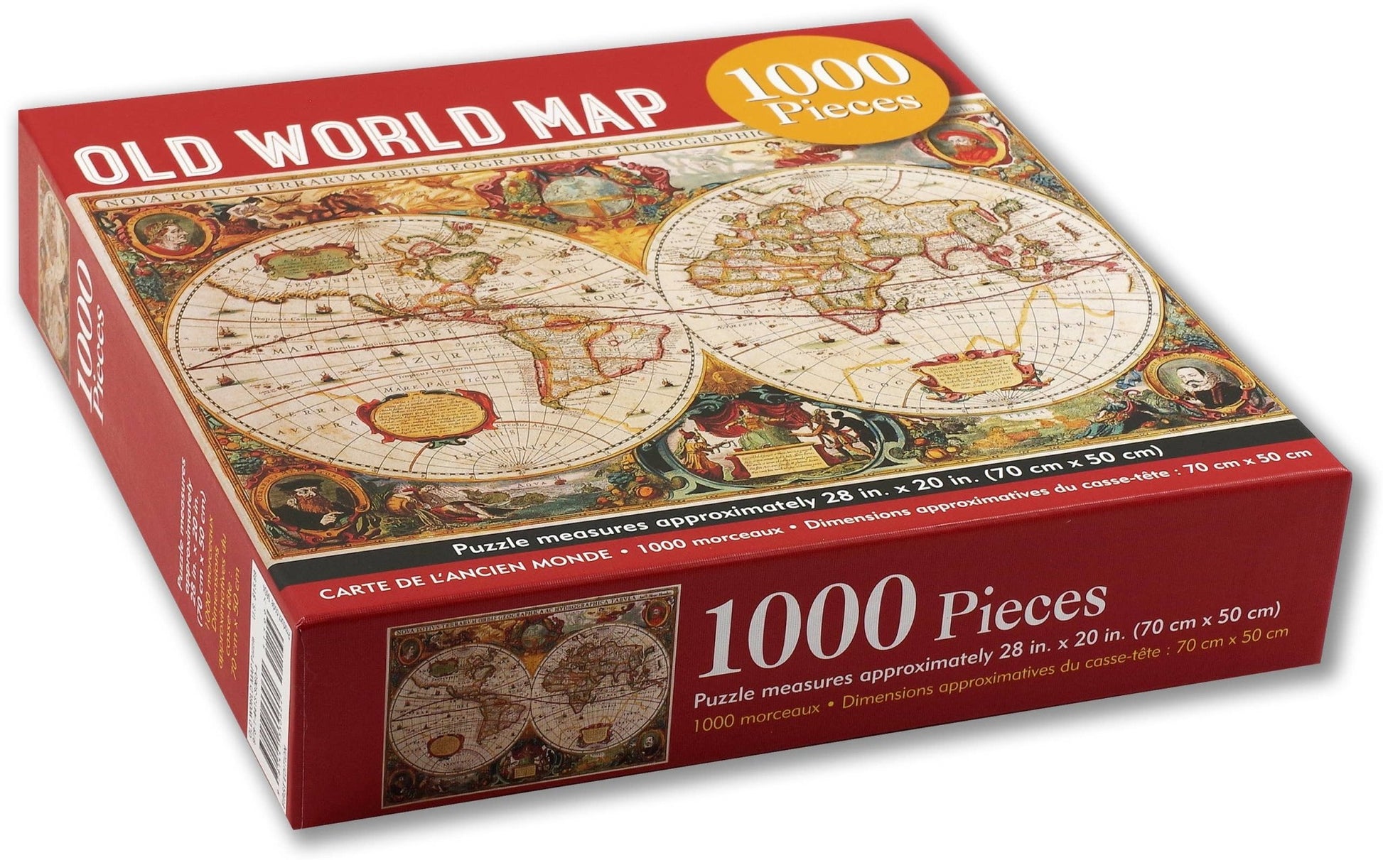 Old World Map Jigsaw Puzzle - #shop_name Peter Pauper PressToys & Games > Puzzles > Jigsaw Puzzles