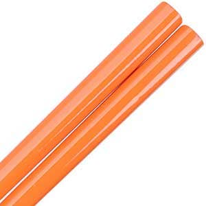 Orange Glossy Painted Japanese Style Chopsticks - #shop_name Wholesale ChopsticksGifts