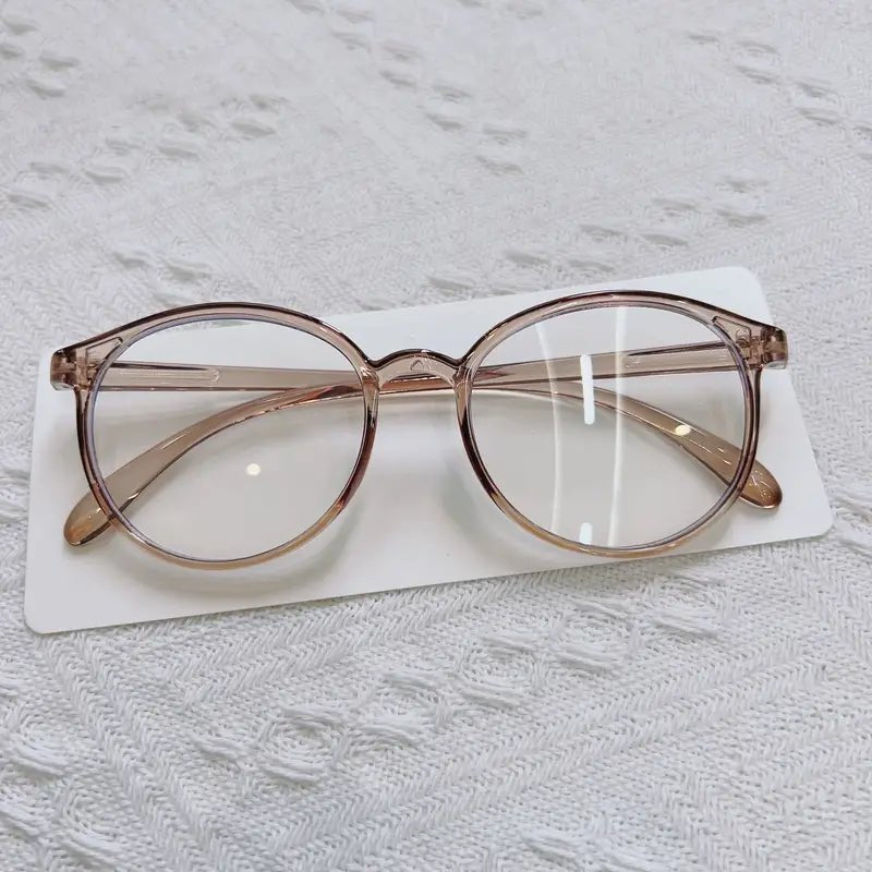 Oval Frame Full Rim Clear Glasses - #shop_name TMSunglasses