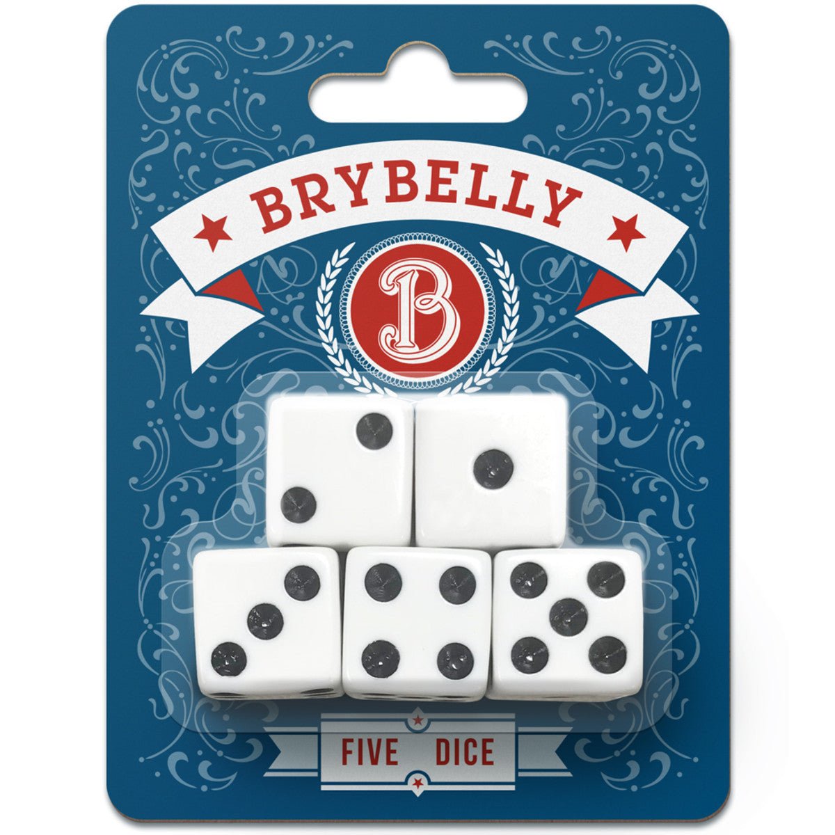 Pack of Five Dice - #shop_name BrybellyDice