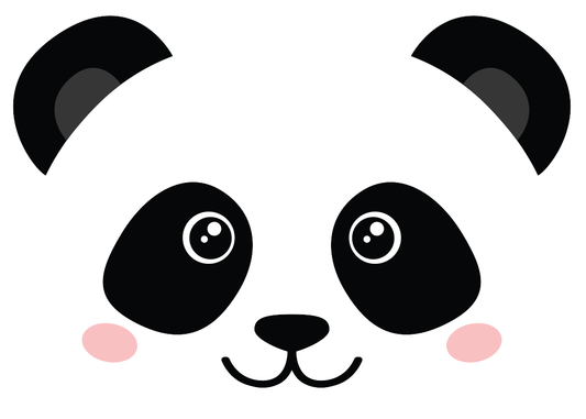 Panda Face Magnet - #shop_name Kalan LpMagnets